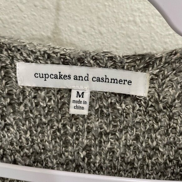 Cupcakes and Cashmere Star Knit Cardigan Western Boho Neutral Sweater Casual - Picture 5 of 7